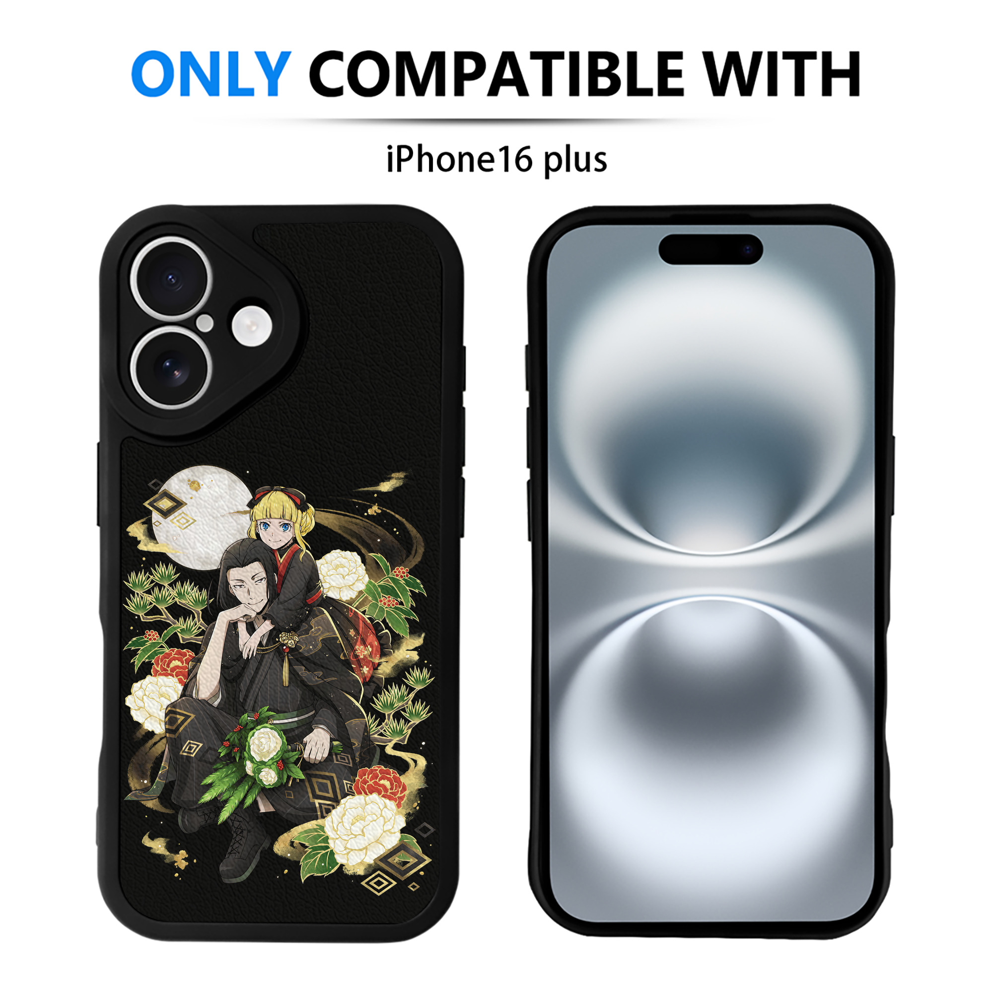 （画像用） 文豪ストレイドッグス Bungo Stray Dogs 【iPhone 16シリーズ対応】シリコンスマホケース（レザー調） 材質：シリコン